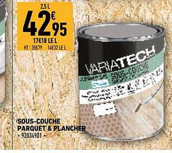 sous-couche parquet & plancher variatech