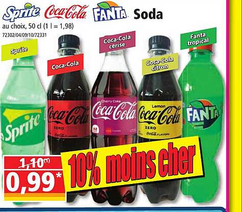 spriten coca-cola, fanta, soda