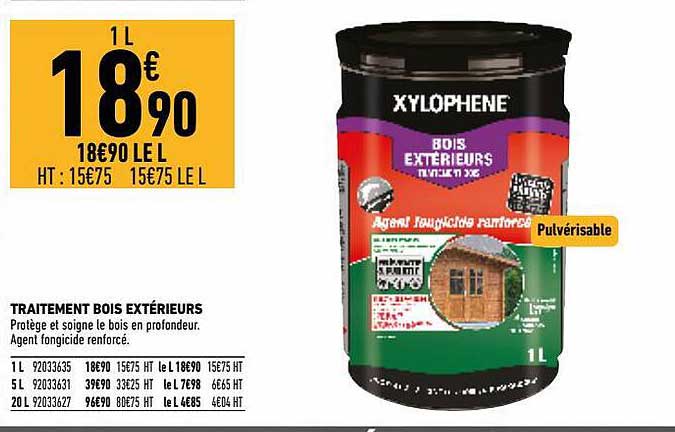 traitement bois extérieurs xylophene