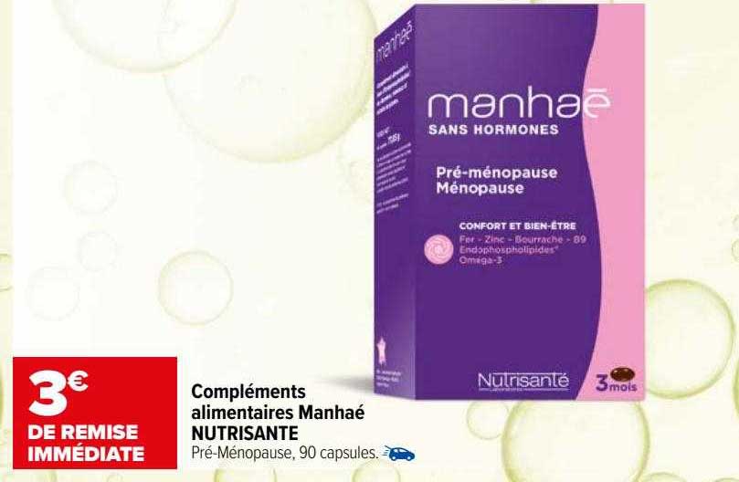 Compléments Alimentaires Manhaé Nutrisante