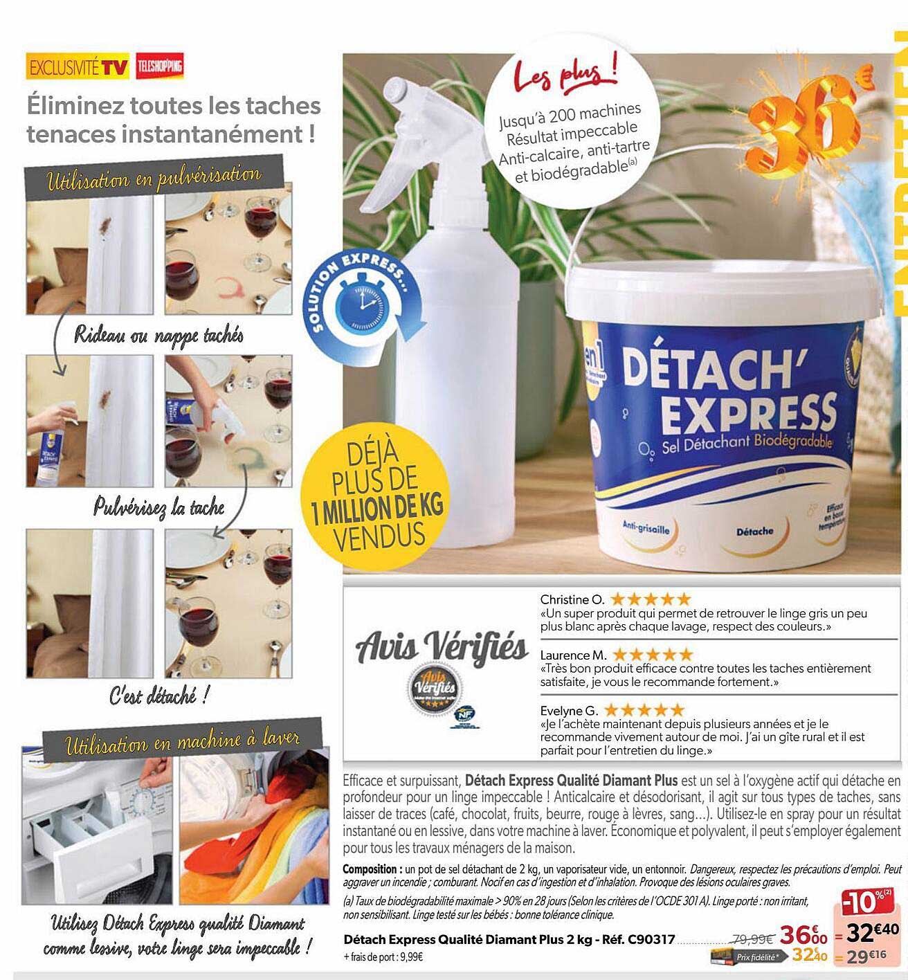 Détach Express Qualité Diamant Plus