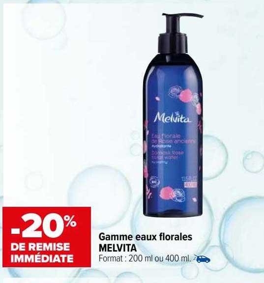 gamme eaux florales melvita