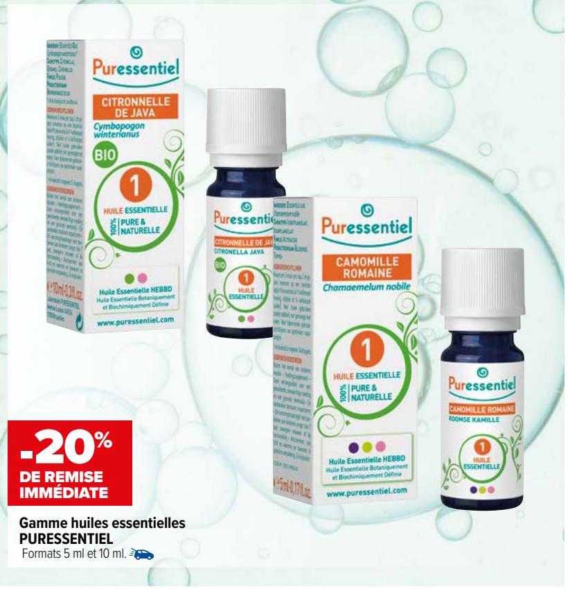 gamme huiles essentielles puressentiel