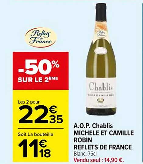 a.o.p. chablis michele et camille robin reflets de france