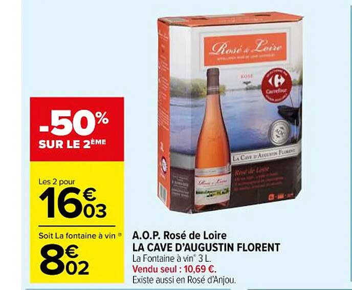 a.o.p. rosé de loire la cave d'augustin florent
