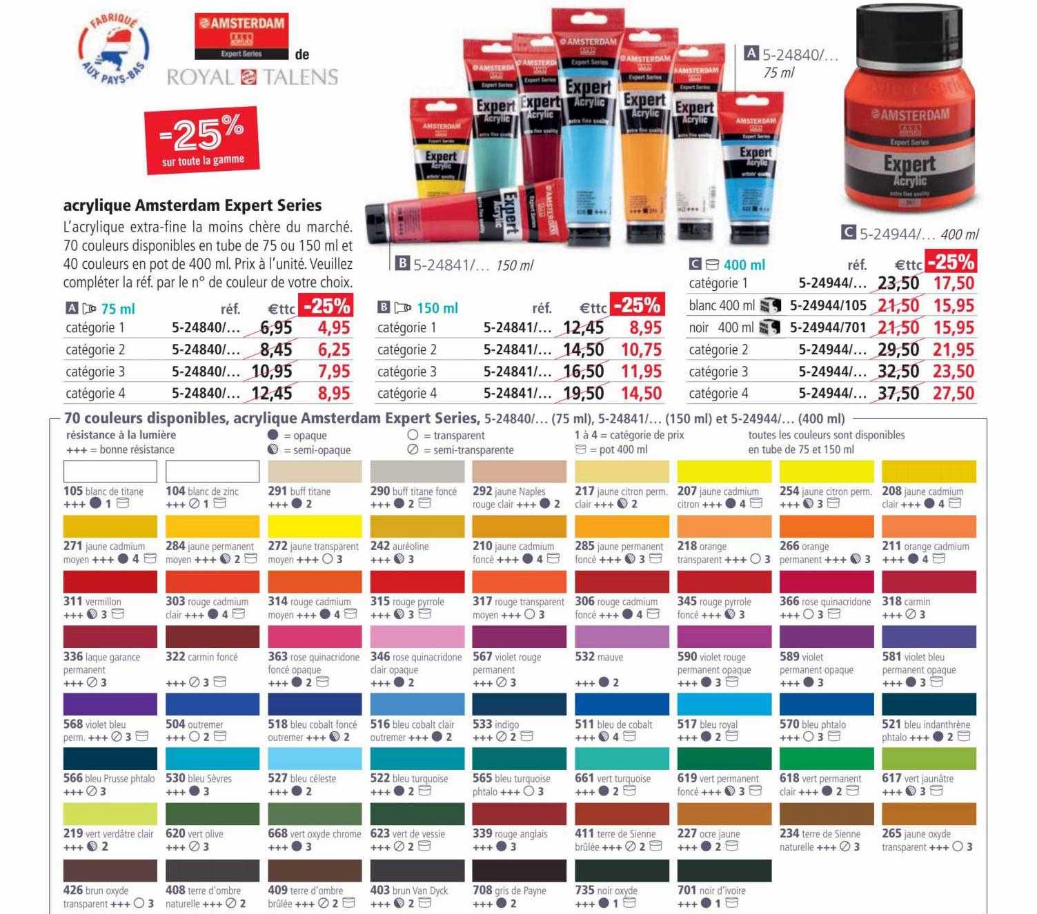 acrylique amsterdam expert series