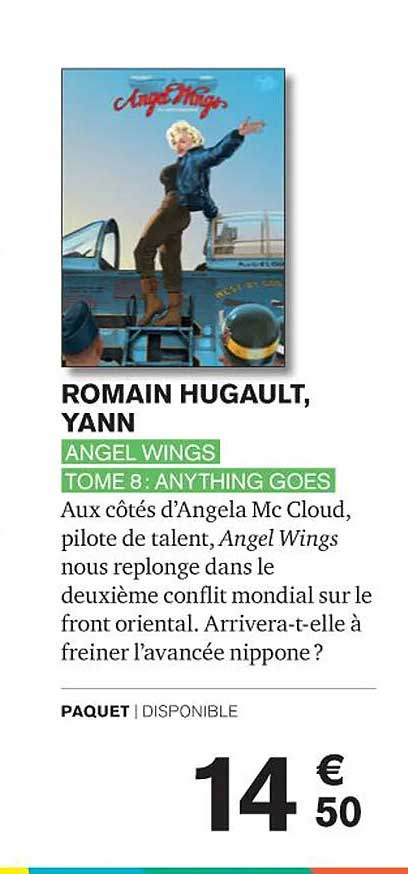 angel wings tome 8 : anything goes - romain hugault, yann