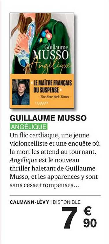 angélique - guillaume musso