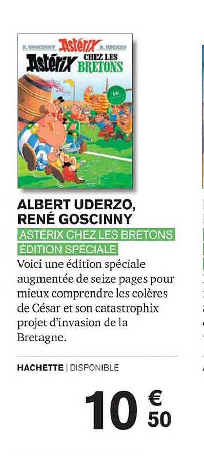 astérix chez les bretons édition spéciale - albert uderzo, rené goscinny