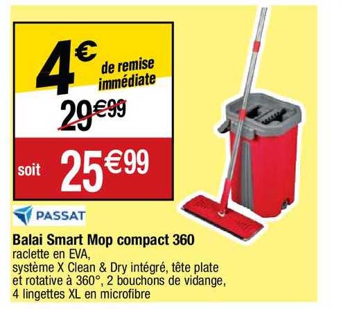 balai smart mop compact 360 passat