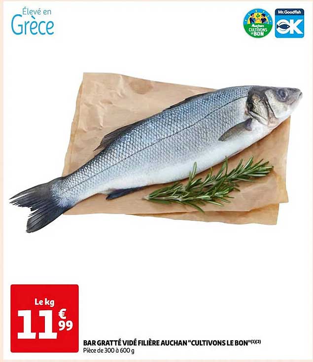 bar gratté vidé filière auchan "cultivons le bon"