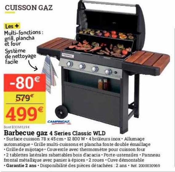 barbecue gaz 4 series classic wld campingaz