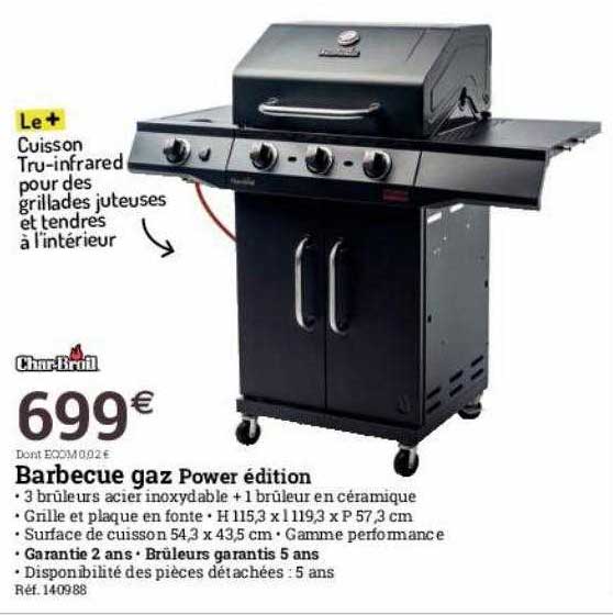 Barbecue Gaz Power édition Char-broil