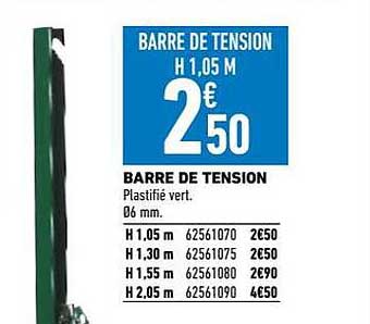 barre de tension