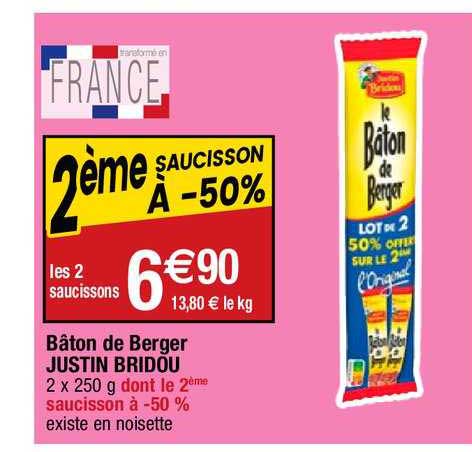 bâton de berger justin bridou