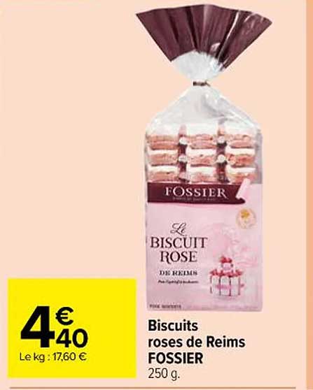 biscuits roses de reims fossier