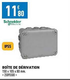 boîte de dérivation schneider electric