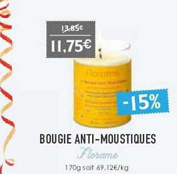 bougie anti-moustiques florane