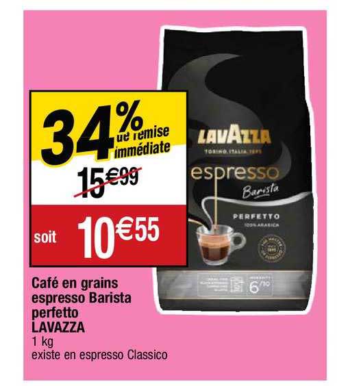 Café En Grains Espresso Barista Perfetto Lavazza
