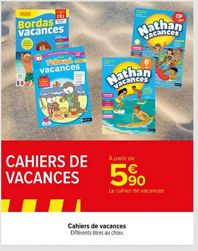 Cahiers De Vacances