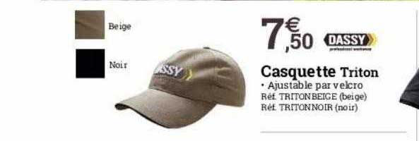 casquette triton dassy
