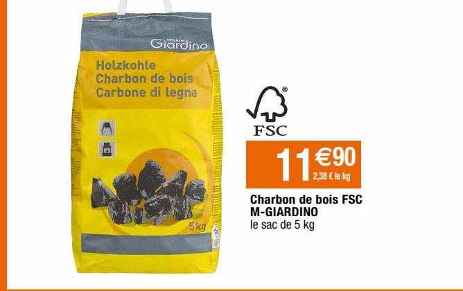 Charbon De Bois Fsc M-giardino