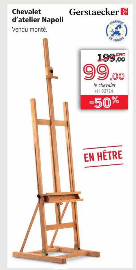 chevalet d'atelier napoli