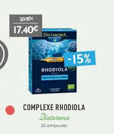 complexe rhodiola dietaroma