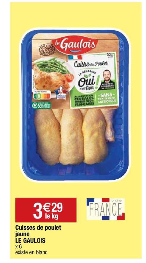 Cuisses De Poulet Jaune Le Gaulois