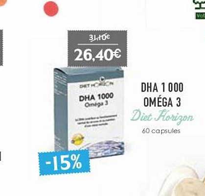 dha 1000 oméga 3 diet horizon
