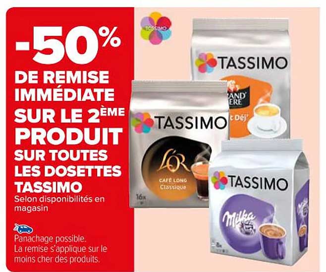Dosettes Tassimo