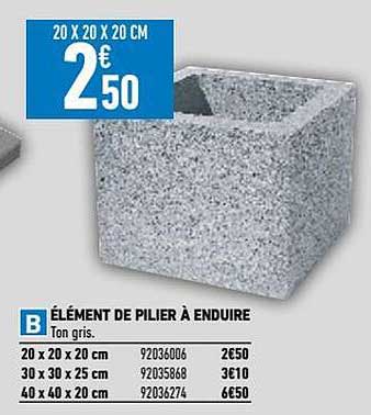 élément De Pilier à Enduire