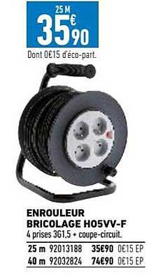 enrouleur bricolage h05vv-f