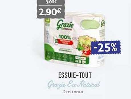 essuie-tout grazie eco natural