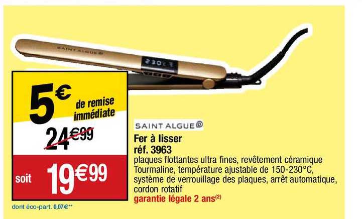fer à lisser saint algue