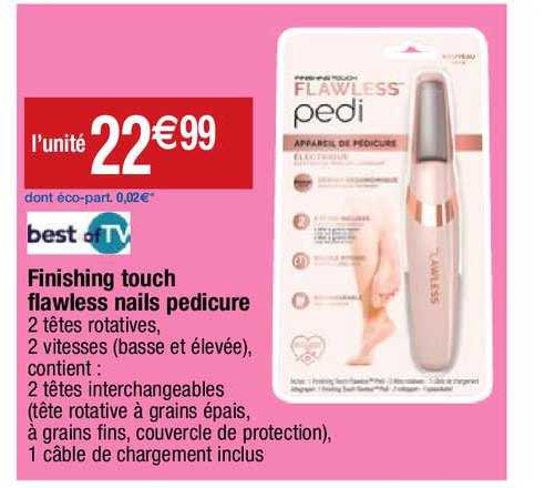 finishing touch flawless nails pedicure