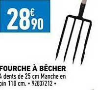 fourche à bêcher