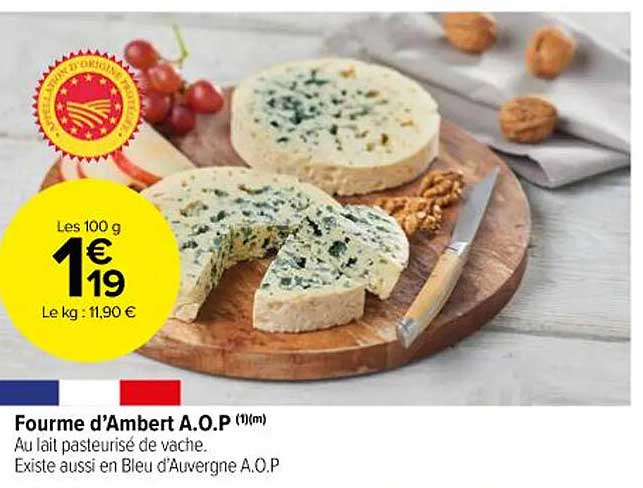 fourme d'ambert a.o.p.