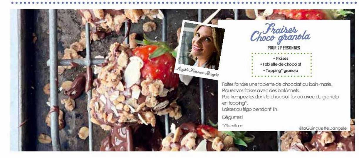 Fraises Choco Granola