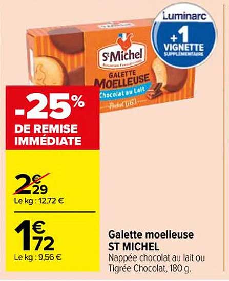 Galette Moelleuse St Michel