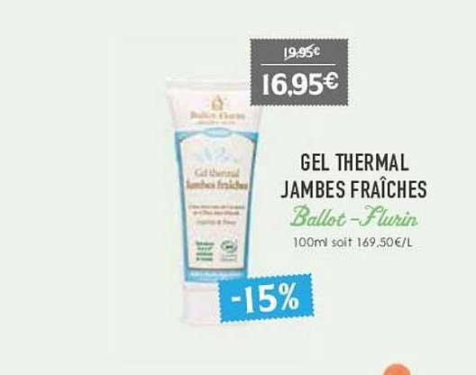 Gel Thrmal Jambes Fraîches - Ballot - Flurin