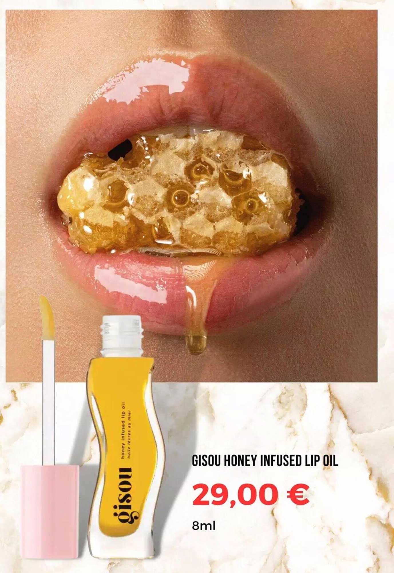 gisou honey infused lip oil