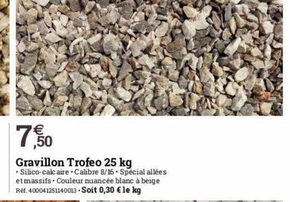 gravillon trofeo 25 kg
