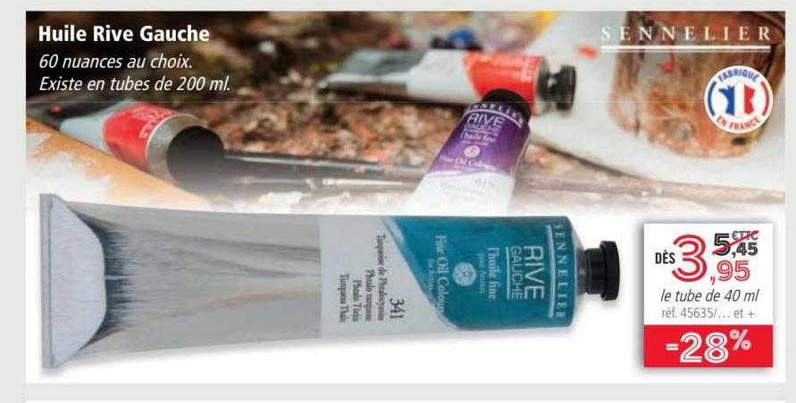 huile rive gauche sennelier