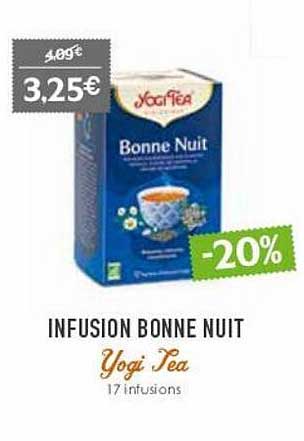 infusion bonne nuit yogi tea