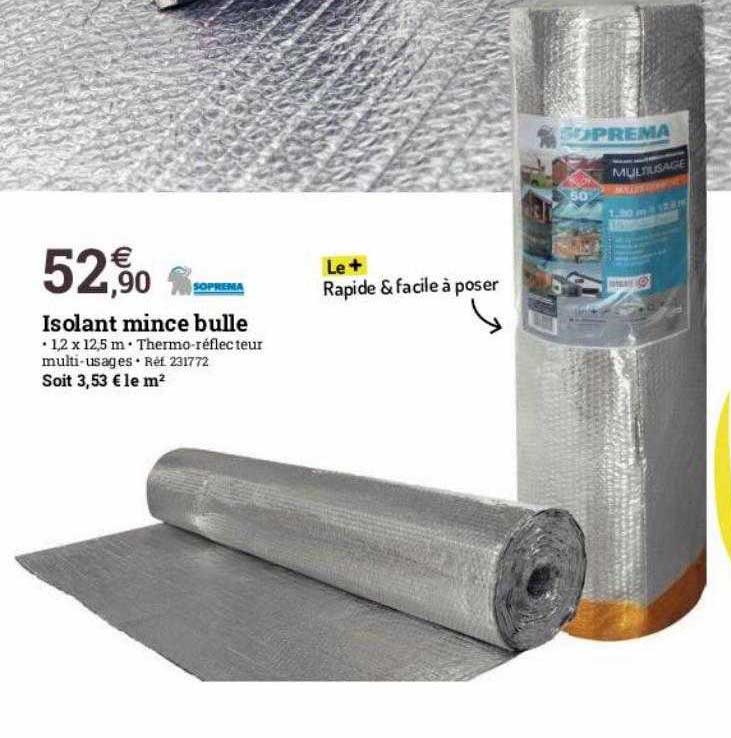 isolant mince bulle soprema