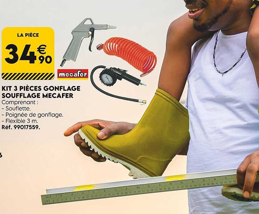 kit 3 pièces gonflage soufflage mecafer