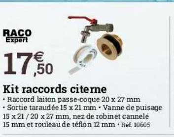 kit raccords citerne raco expert