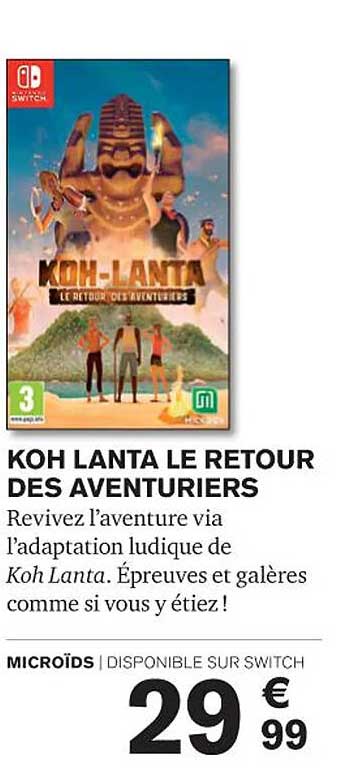 koh lanta le retour des aventuriers