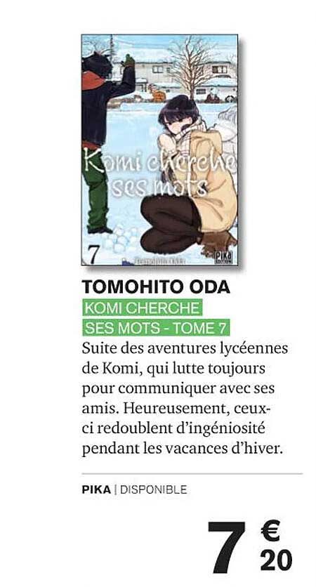 komi cherche ses mots - tome 7 - tomohito oda